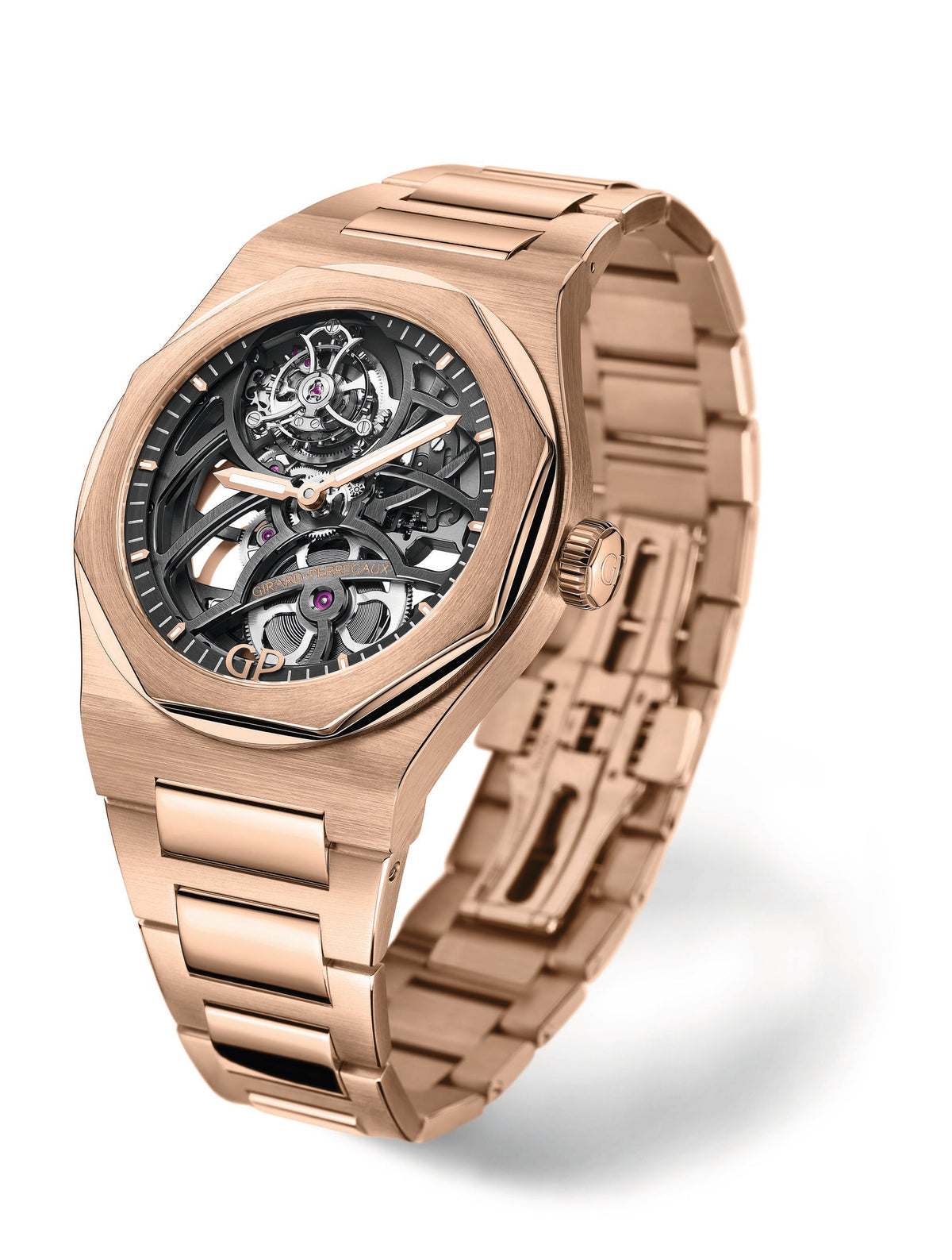 LAUREATO SKELETON ORO ROSA