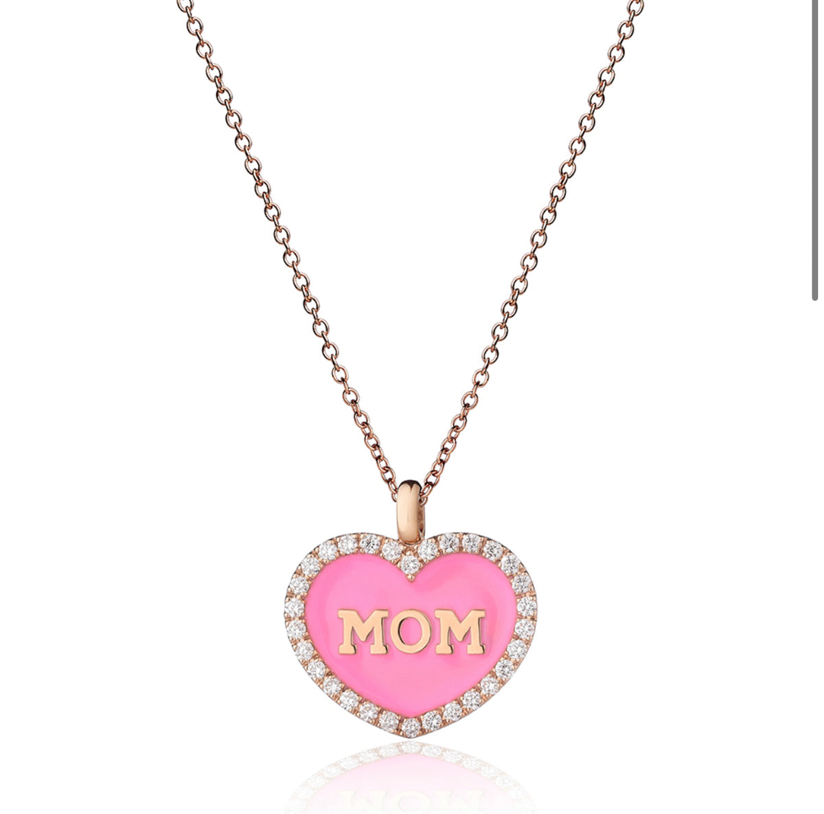 Ciondolo Cuore MOM BRILLANTI