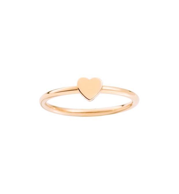 ANELLO CUORE. Oro rosa 9kt.